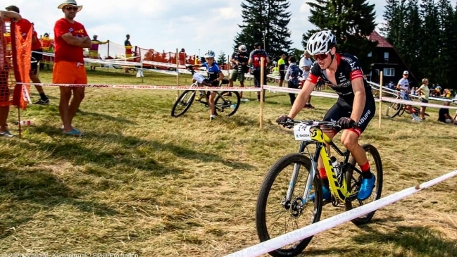 Martín Vidaurre terminó primero en la categoría sub 23 de la Czech Cup de Mountain Bike