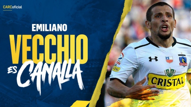 Rosario Central confirmó el fichaje del ex Colo Colo Emiliano Vecchio