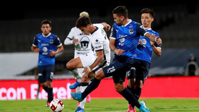 Monterrey de Sebastián Vegas igualó con Pumas UNAM en la Liga MX