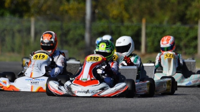 Nicolás Ambiado tuvo gran rendimiento en fecha doble del campeonato Italiano de karting ACI