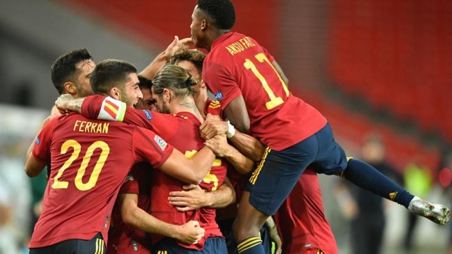 Una luchadora España rescató agónico empate ante Alemania en la Nations League