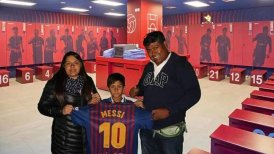 Joven iquiqueño de 10 años fue reclutado por FC Barcelona