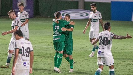 Ignacio Jara anotó su primer gol en Brasil en el empate de Goias ante Coritiba