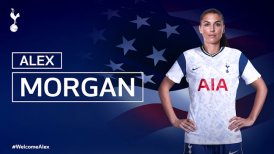 Tottenham hizo oficial el fichaje de la estadounidense Alex Morgan