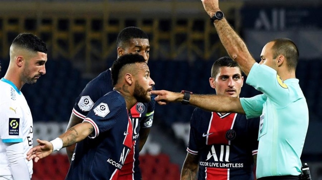 Olympique de Marsella difundió video de Neymar agrediendo a otro jugador