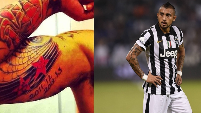 Tatuaje de Arturo Vidal causa molestia entre hinchas de Inter de Milán