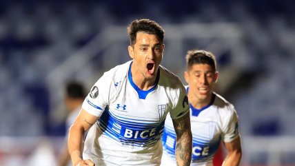 Fernando Zampedri aprovechó su oportunidad y logró el empate de la UC ante América de Cali
