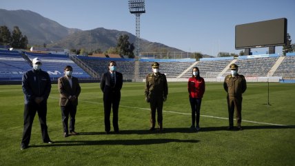 Autoridades inspeccionaron San Carlos de Apoquindo de cara al clásico universitario