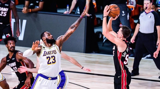 Los Angeles Lakers buscará coronarse en la NBA en el quinto duelo de las Finales ante Miami Heat