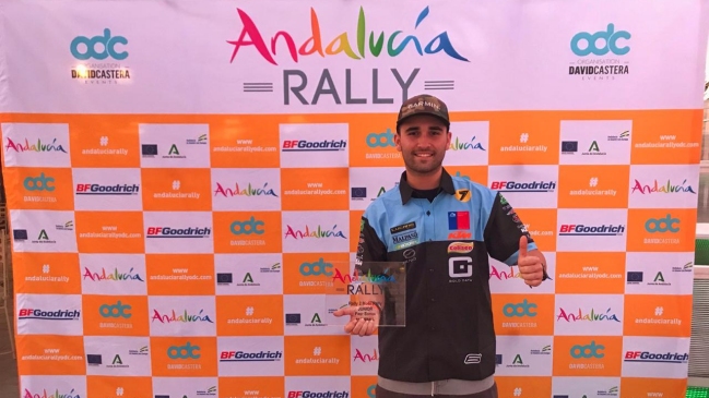 Tomás De Gavardo se sobrepuso a un golpe y ganó la categoría Junior del Rally de Andalucía