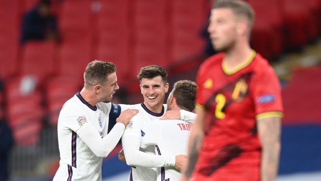Inglaterra se ubicó como líder de grupo en la Nations League tras victoria sobre Bélgica