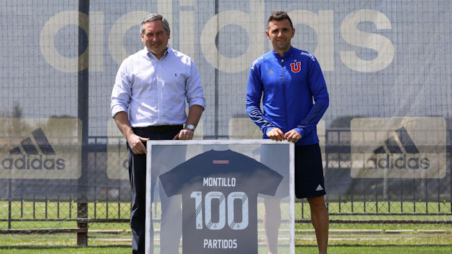 Walter Montillo celebró sus 100 partidos con U. de Chile: "Me siento privilegiado"