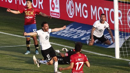 Gabriel Suazo no perdonó a U. Española tras una genial asistencia de Esteban Paredes