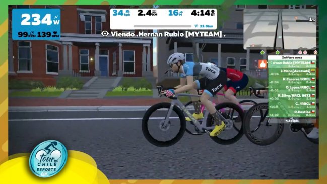 Vuelta Ciclista virtual: CDF transmitirá el Tour por Chile eSports 2020