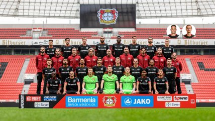 Charles Aránguiz lideró la fotografía oficial de Bayer Leverkusen