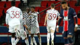Manchester United amargó en su casa a PSG con una exigida victoria en la Champions