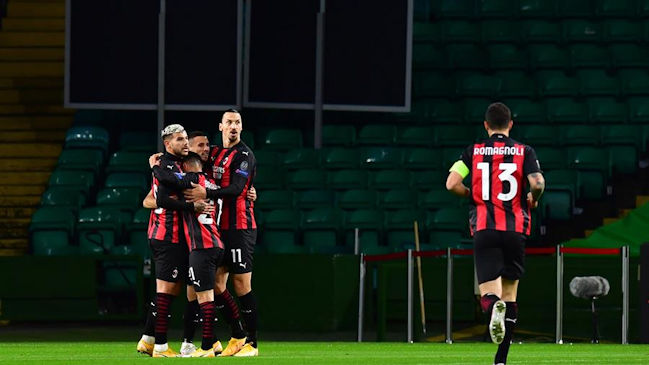 AC Milan debutó en la Europa League con un trabajoso triunfo sobre Celtic