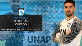 Deportes Iquique oficializó la contratación del portero Sebastián Cuerdo
