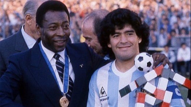 "Siempre te aplaudiré", le dijo Pelé en su mensaje de felicitación a Maradona