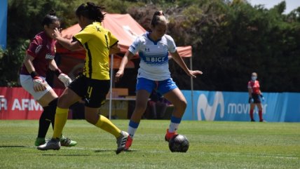 Universidad Católica derrotó a Fernández Vial en el inicio del Campeonato Femenino