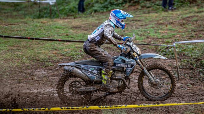 Ruy Barbosa quedó segundo este sábado en Junior 1 del Mundial de Moto Enduro