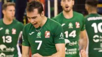 Esteban Villarreal festejó en la Liga de Vóleibol de España