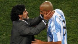 Juan Sebastián Verón a Maradona: No importa lo que pasó, solamente puedo decirte gracias