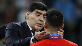 Alexis despidió a Maradona: Eres y seguirás siendo la mano de Dios