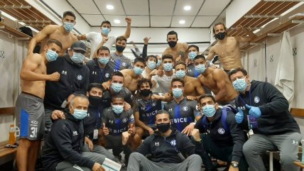 La UC festejó en Montevideo al vencer a River Plate de Uruguay en la ida de octavos de final
