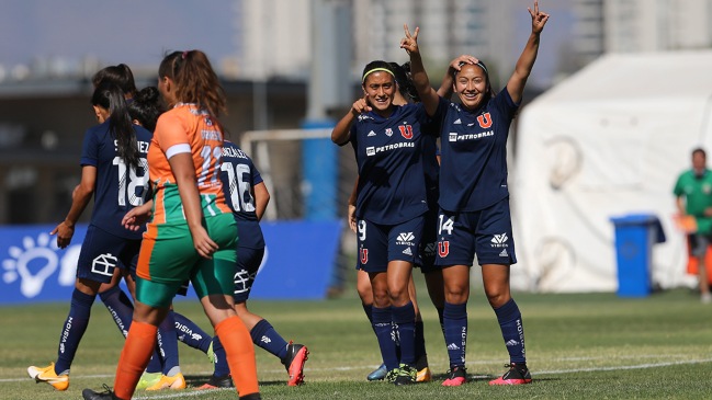 U. de Chile apabulló a Cobresal y se mantuvo a paso firme en el Campeonato Femenino