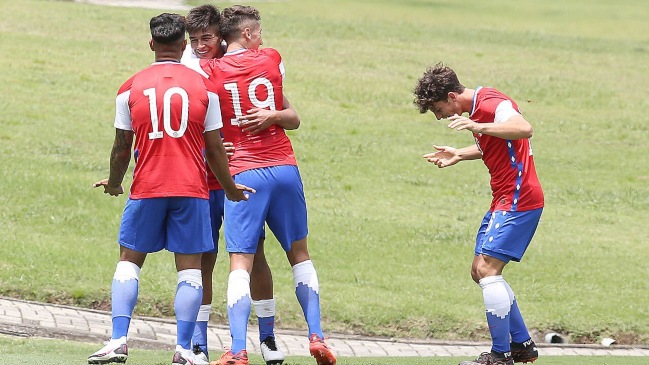La Roja sub 20 debutó con un triunfo sobre Perú en el torneo amistoso Granja Comary en Brasil