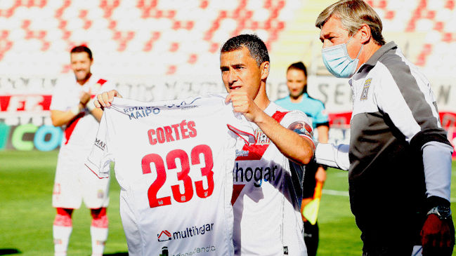 Martín Cortés se convirtió en el jugador con más partidos defendiendo la camiseta de Curicó
