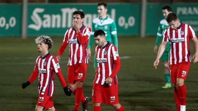 Atlético de Madrid fue eliminado de Copa del Rey por un equipo de la tercera categoría española
