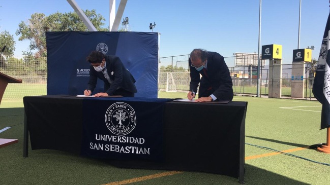 Universidad San Sebastián firmó convenio para administrar la Ciudad Deportiva de Iván Zamorano