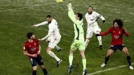 Real Madrid perdió la chance de ser líder tras igualar bajo la nieve ante Osasuna