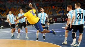 Seleccionado congoleño sorprendió a Argentina por su contextura en el Mundial de balonmano