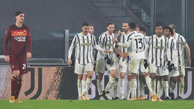 Juventus se impuso a AS Roma y sigue firme a la caza del liderato en Serie A