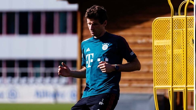 Thomas Müller se recuperó de coronavirus y ya entrena con Bayern Munich