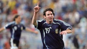 Se cumplieron 15 años del primer gol de Lionel Messi por la selección argentina