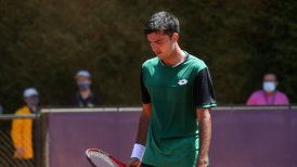 Tomás Barrios tuvo debut y despedida en la qualy del ATP de Santiago