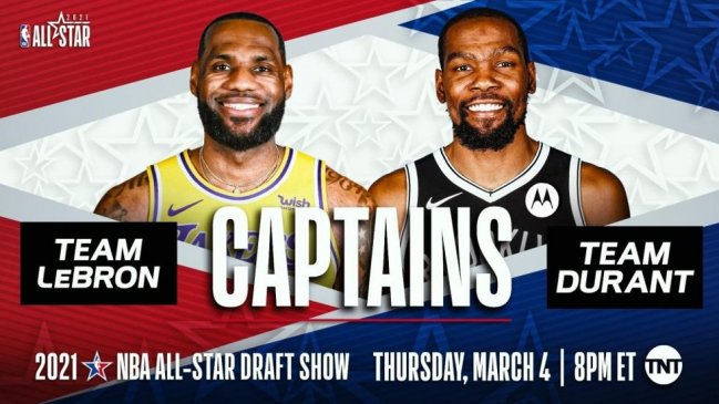 Team LeBron vs. Team Durant: Los detalles del All Star de la NBA que se celebra este domingo
