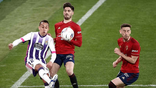 Fabián Orellana fue estelar en pálido empate de Real Valladolid ante Osasuna