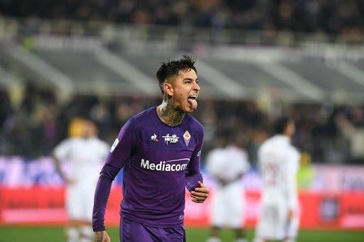 Fiorentina recordó golazo de tiro libre de Erick Pulgar a AC Milan