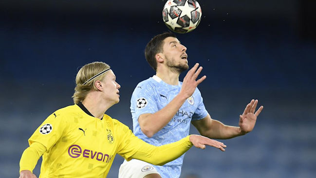 Borussia Dortmund apuesta por el poder goleador de Haaland para revertir la llave ante M. City en Champions