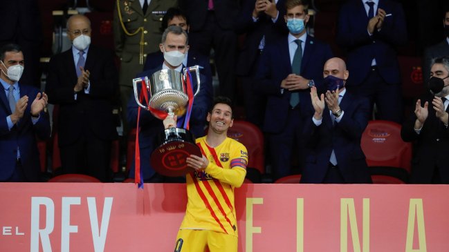 Lionel Messi: Es muy especial ser capitán de FC Barcelona, ganamos una Copa del Rey muy especial