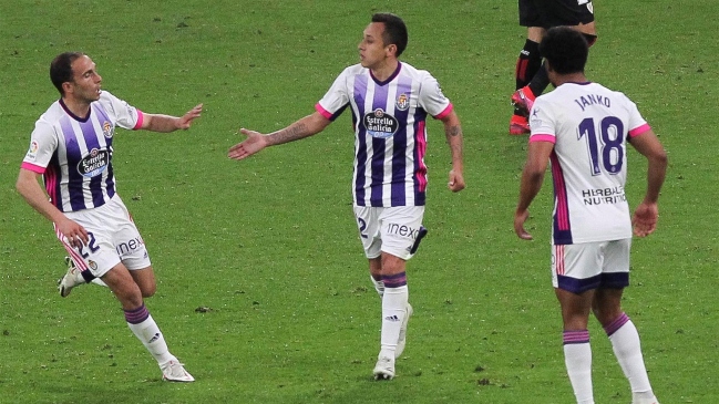 Fabián Orellana anotó en valioso empate de Real Valladolid ante Athletic Bilbao
