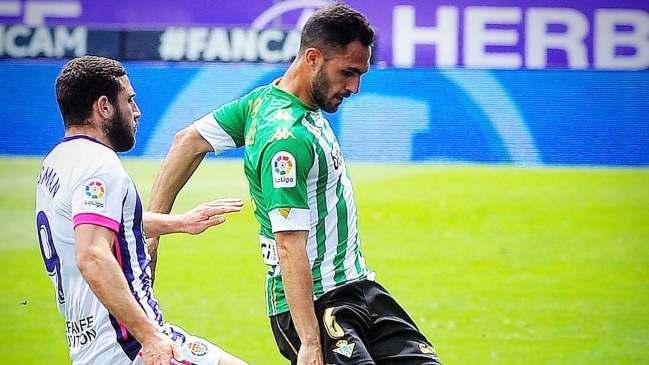Betis de Bravo y Pellegrini sumó su sexto empate consecutivo ante Valladolid de Fabián Orellana