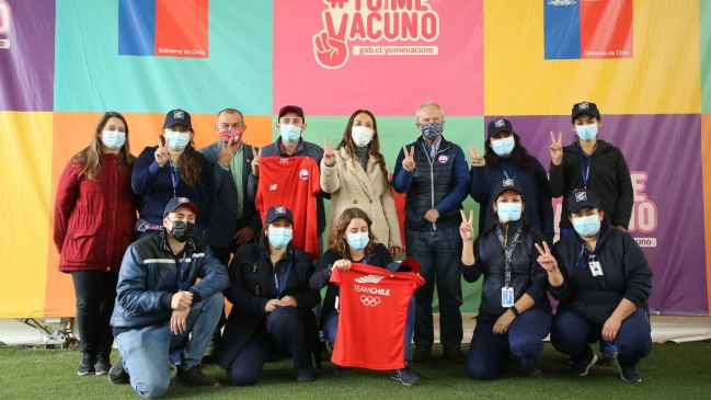 Más de 400 deportistas del Team Chile fueron vacunados contra el coronavirus