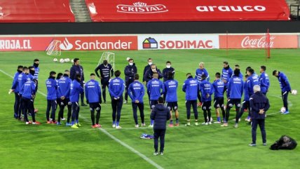 Los trabajos de la selección chilena en el Estadio San Carlos de Apoquindo