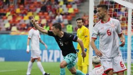 Austria demostró su favoritismo y venció a Macedonia del Norte en la Eurocopa